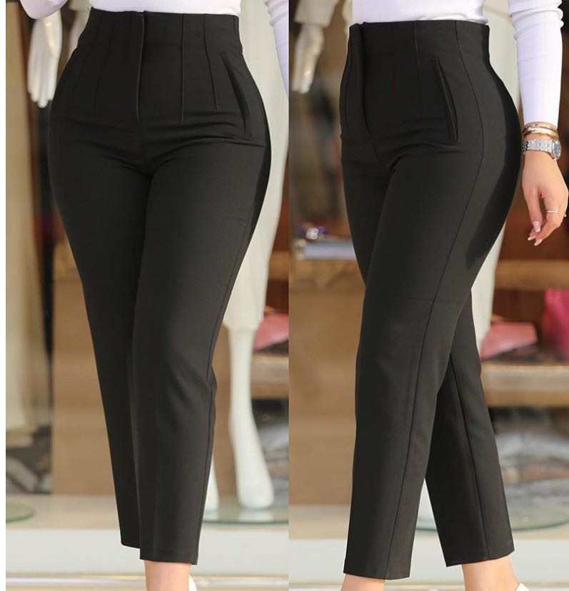 High Waisted Trousers Casual Pants - Thepopupshopli