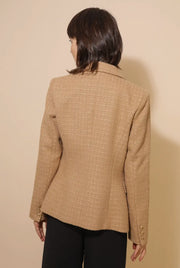 Tweed Blazer Jacket - Thepopupshopli