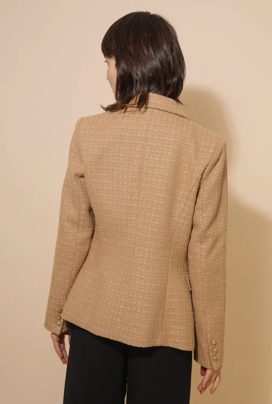 Tweed Blazer Jacket - Thepopupshopli