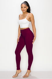 HIGH WAISTED COLORED SUPER-STRETCH WOMEN'S JEANS - Thepopupshopli