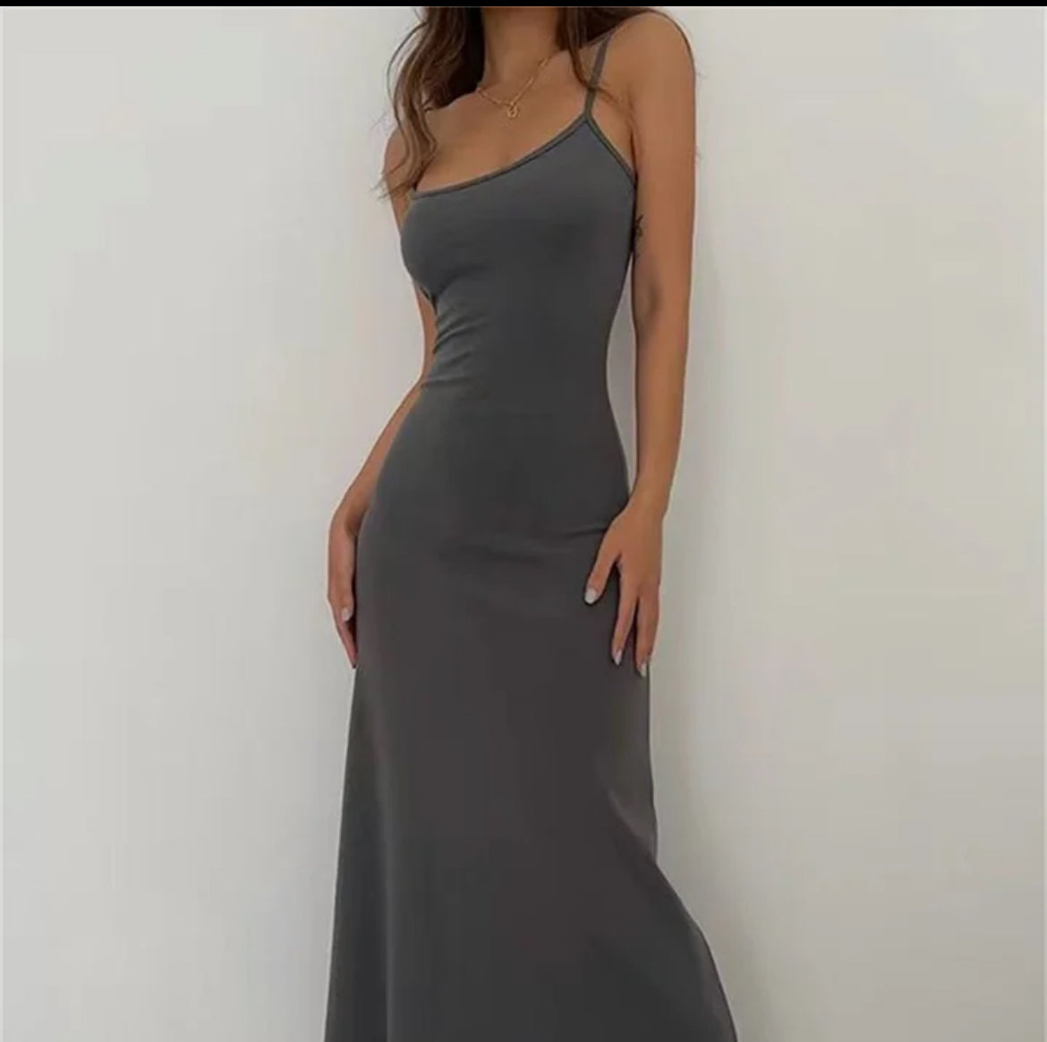 Grey Bodycon Dress - Thepopupshopli