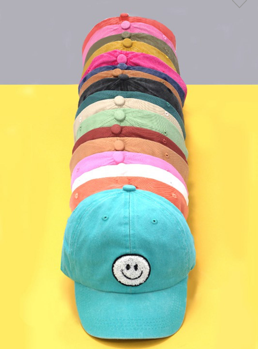 Smiley face hat