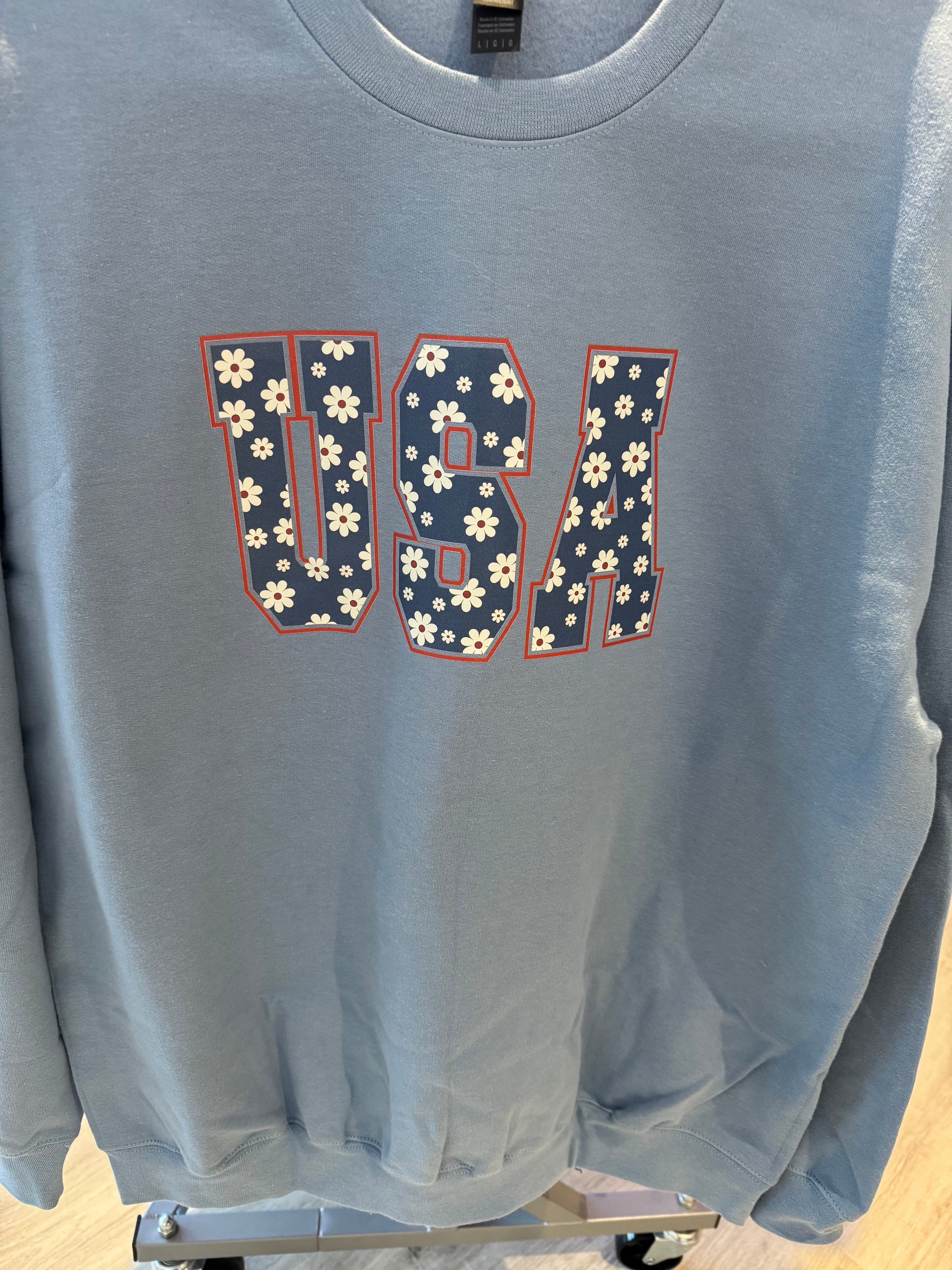 Flower USA Crewneck Sweatshirt