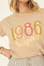 1986 Original Mineral Washed Vintage Graphic Tee