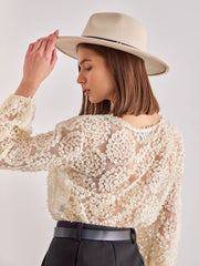 Rosette blouse